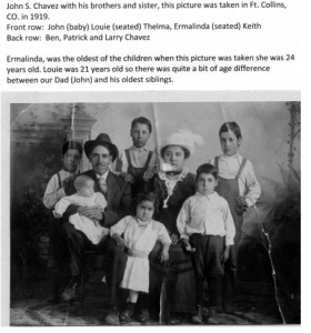 Eight Chavez Siblings in 1919 – Boulder County Latino History